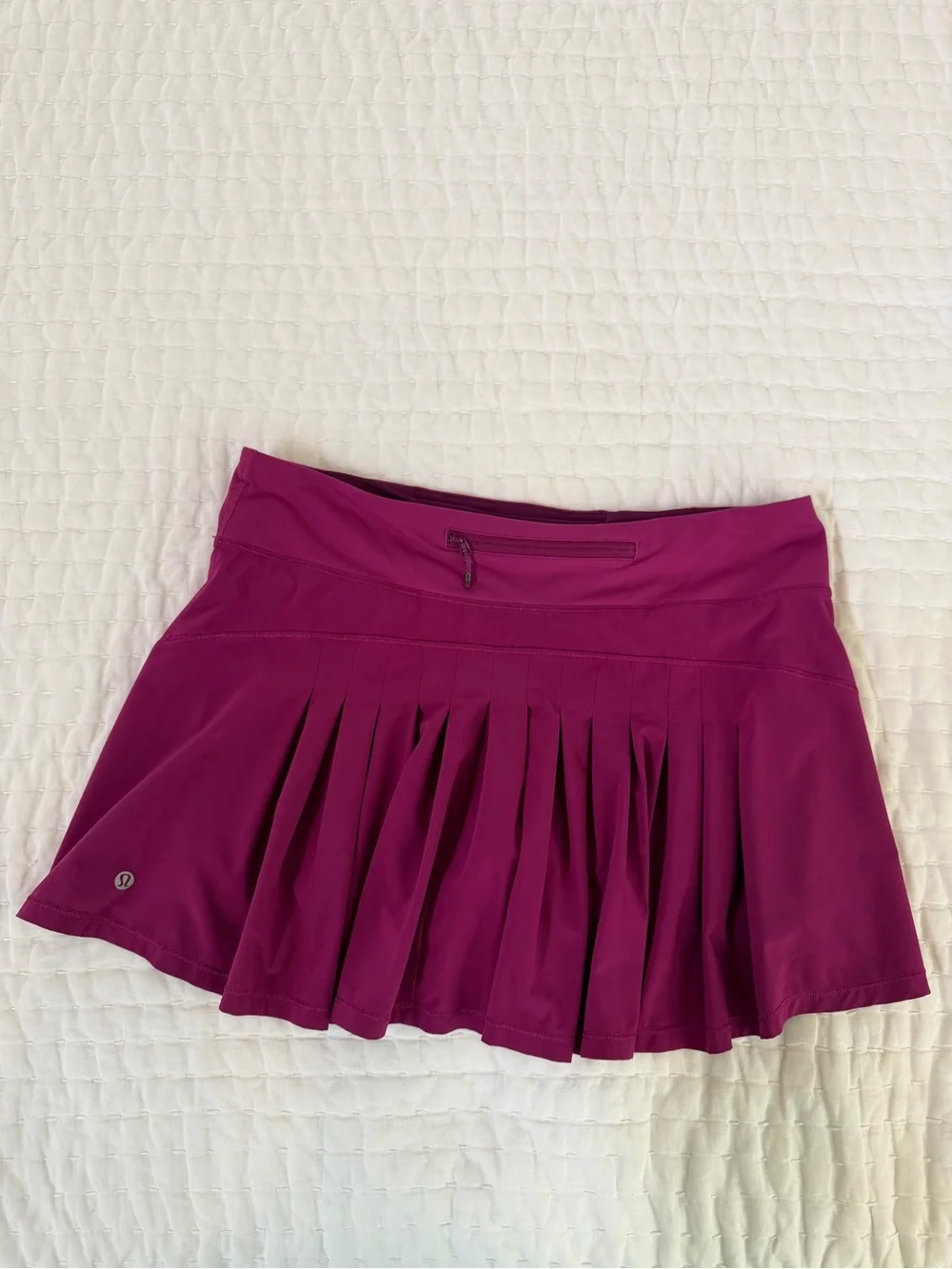 lululemon athletica Magenta Pleated Mini Skirt
